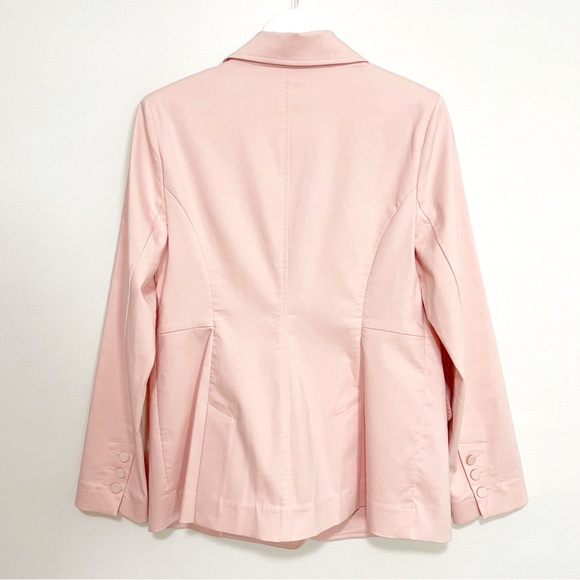 BOGO! Cabi #5656 Grace Blazer Ponte Knit Stretch Pink Size 10 - Picture 7 of 11